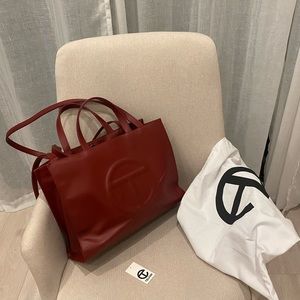 Telfar Medium Shopping Bag - Oxblood